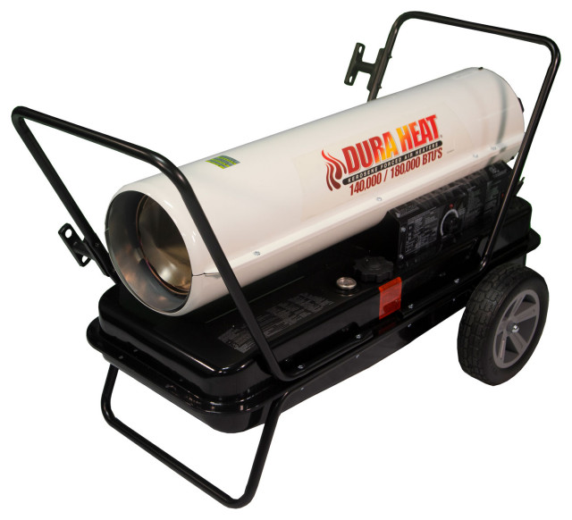 Dura Heat DFA180CV 140,000180,000 BTU Kero Forced Air Heater with Dual
