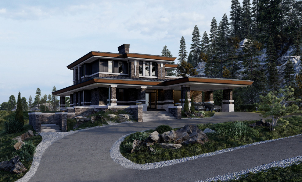 Вилла в стиле Ллойда Райта