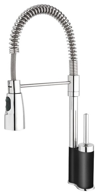 Spring Spout Mixer, Chrome