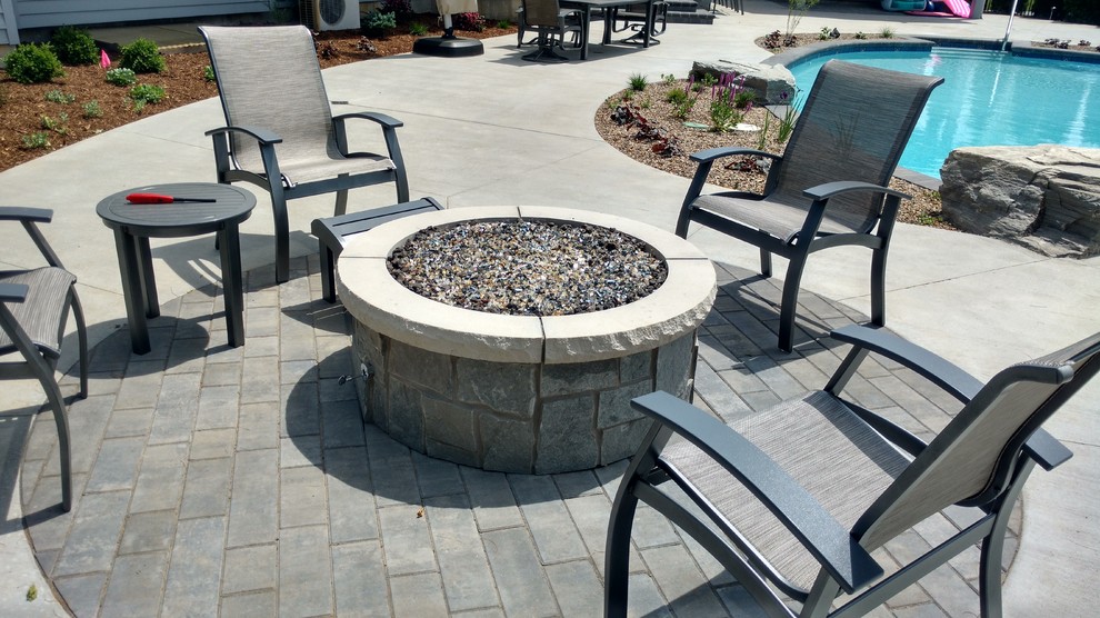 Fire Pits Fireplaces Traditional Patio Grand Rapids By Ldw 2 0