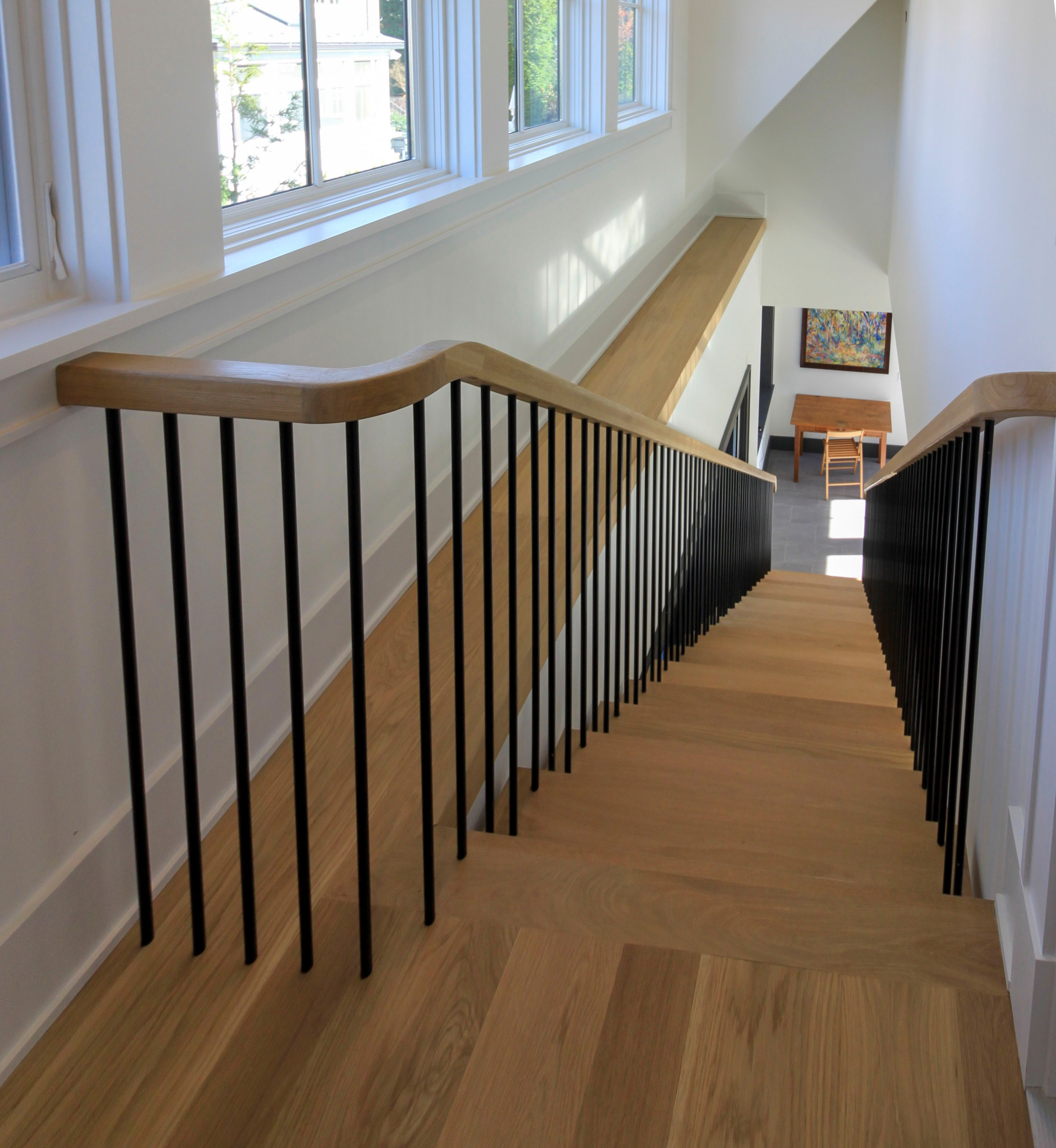 96_Dramatic Cantilevered No-Riser Staircase, Bethesda, MD 20814