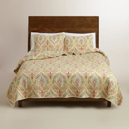 Watercolor Ogee Reversible Quilt
