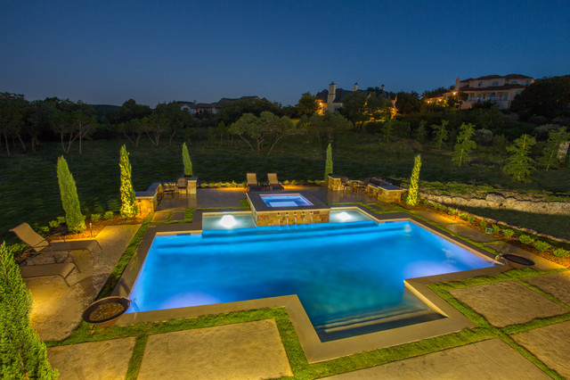 Tuscan Hills rustic-swimming-pool-and-hot-tub