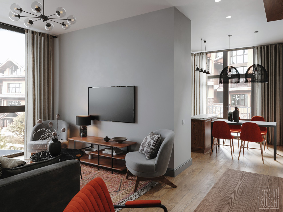 Двухуровневая квартира, шоу рум для девелоперов