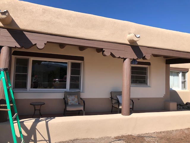 Exterior Facelift: Stucco & Porch Project