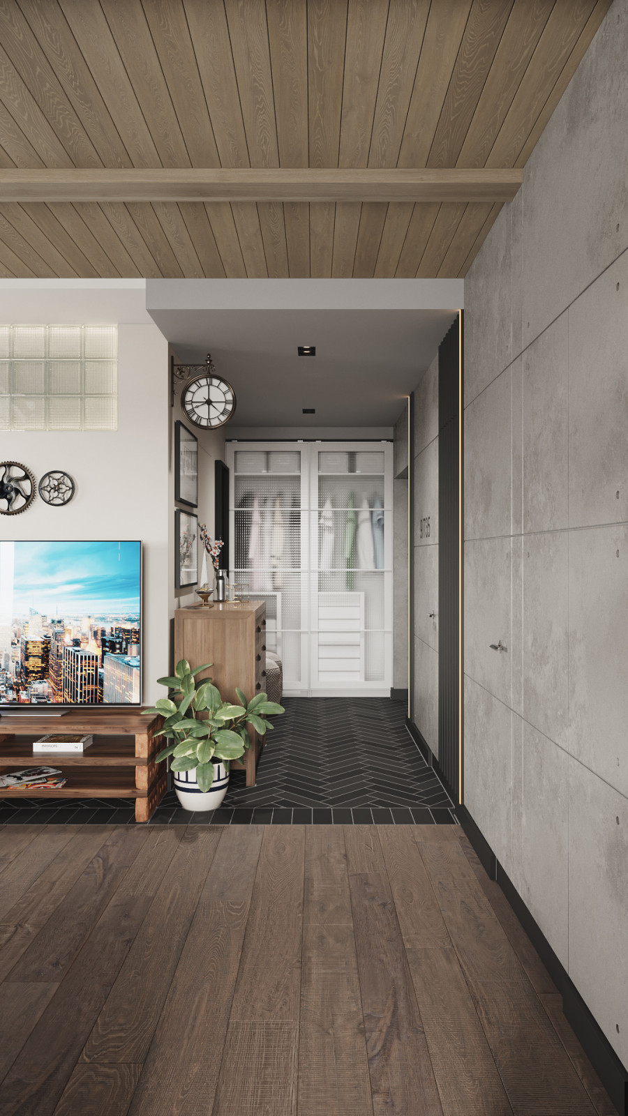 Дерево в интерьере