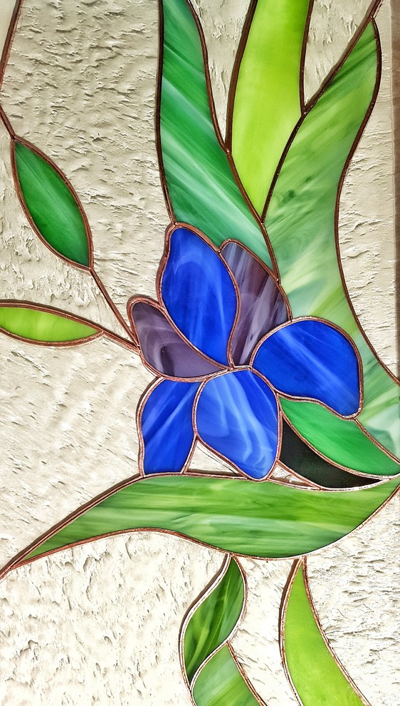 Двери с витражами