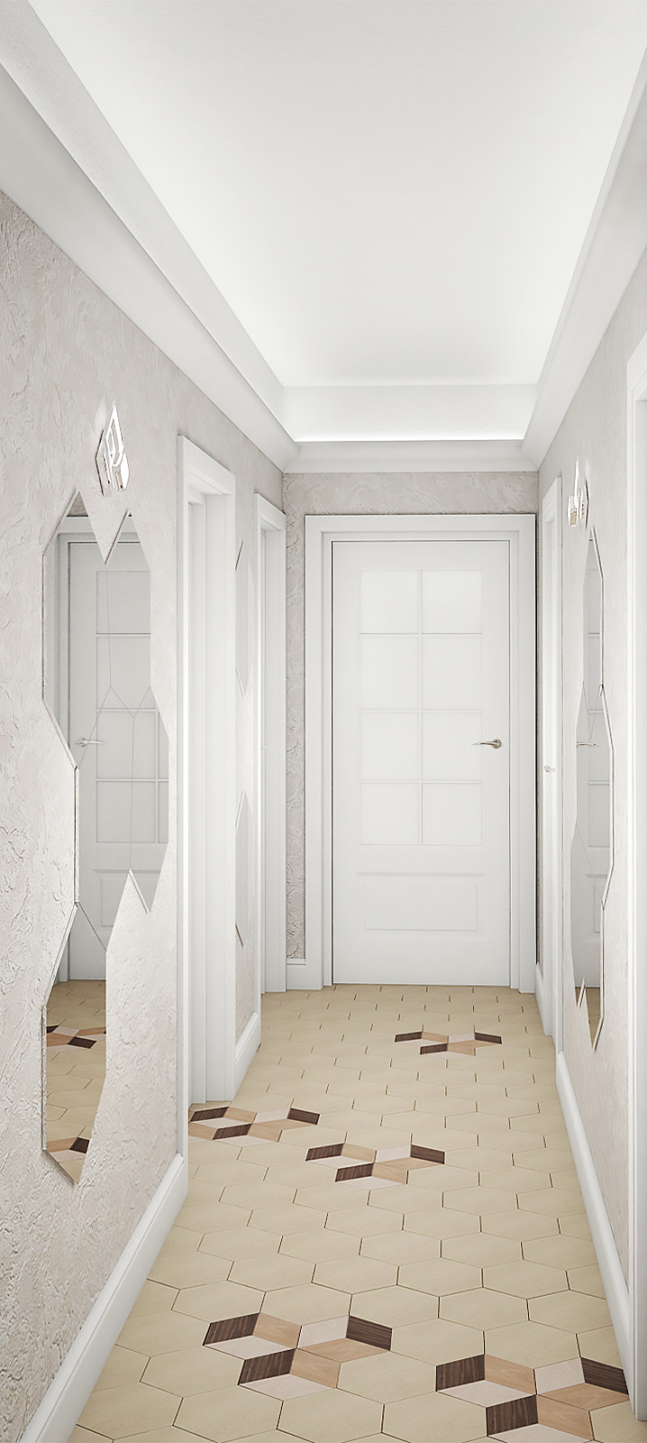 Дизайн интерьера 4-х комнатной квартиры S-79,0кв.м.