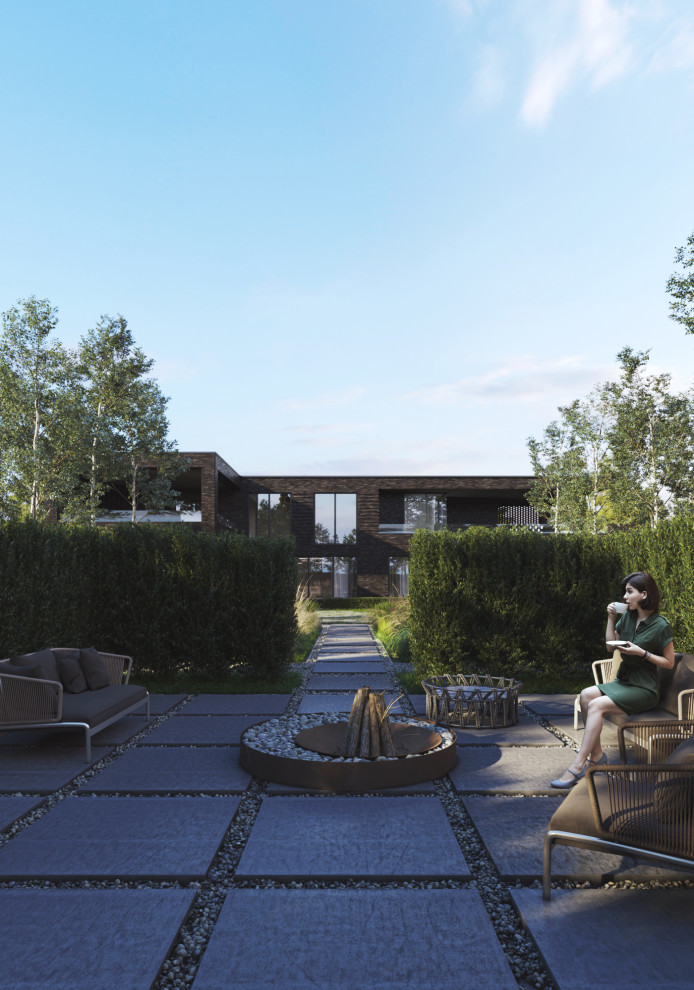 Проект архитектуры дома и сада в п. Нелжа  Врн. обл.