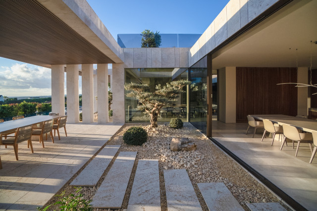 VILLA TAI modern-uteplats