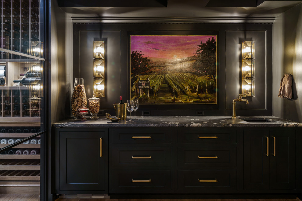 Meadow Lane - Leawood Basement - Home Bar - Kansas City - by Schloegel ...