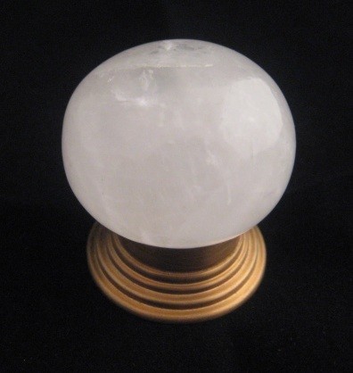 Rock Crystal Mushroom Cabinet Knob