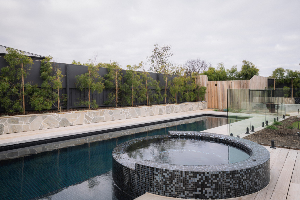 Contemporary pool in Geelong.