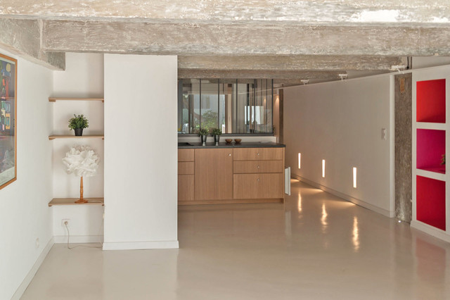 Loft industriell-koek