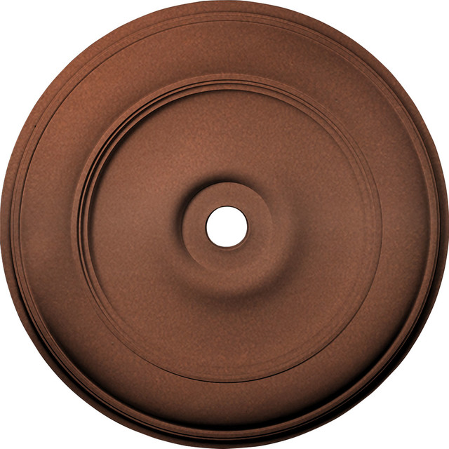 44 1/2"OD x 4"ID x 4 "P Classic Ceiling Medallion, Copper Penny