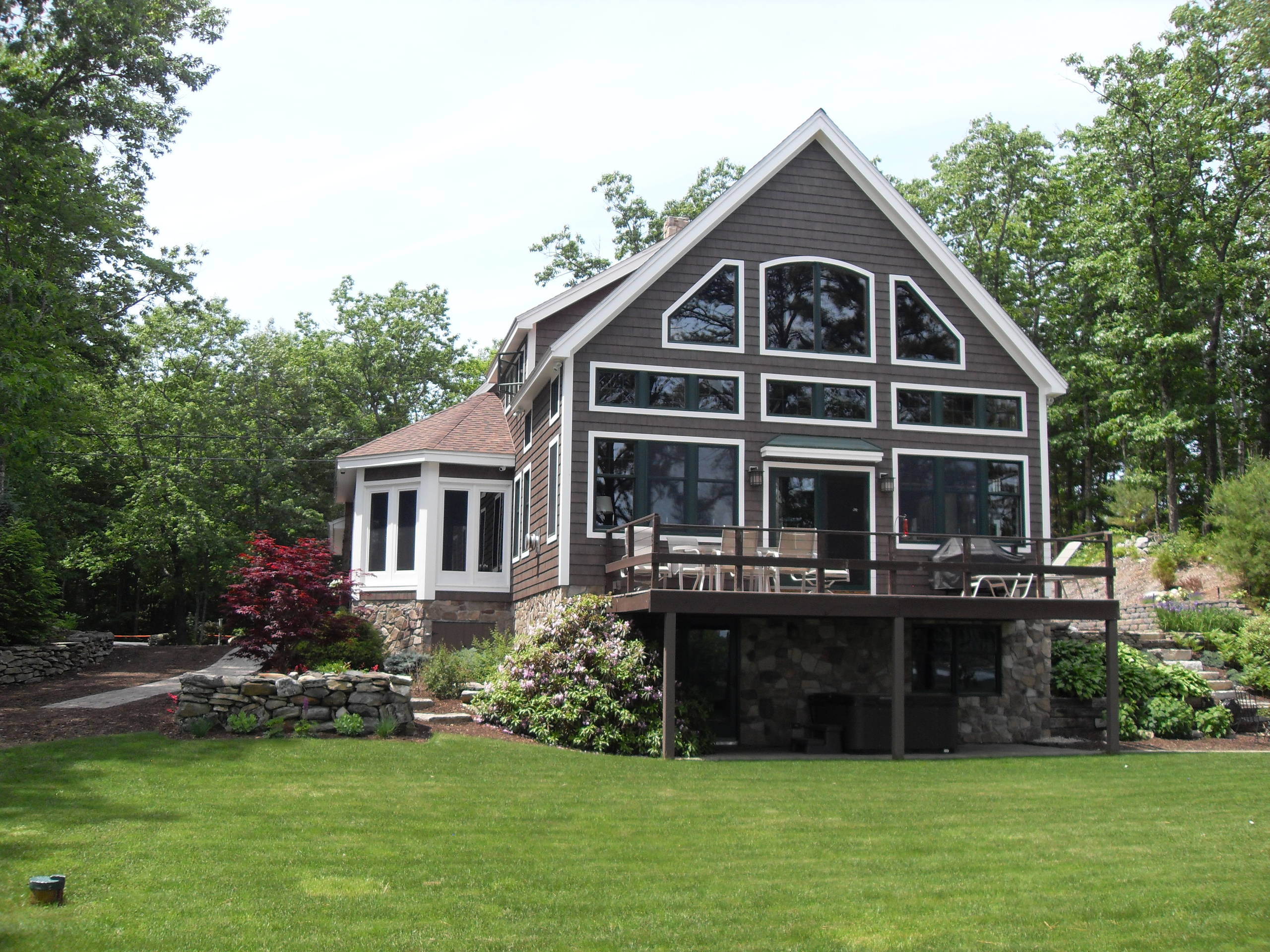 Timber Frame Lake Home