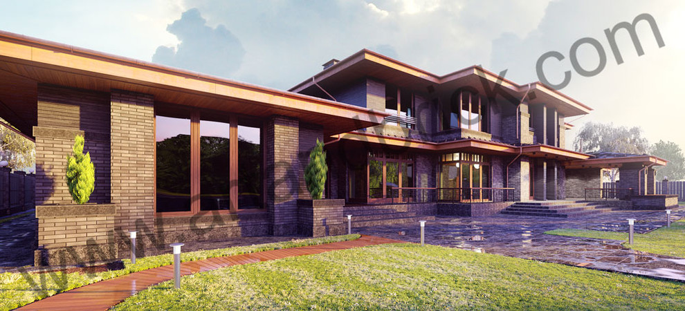 Современный дом в стиле Прерий (МО)3