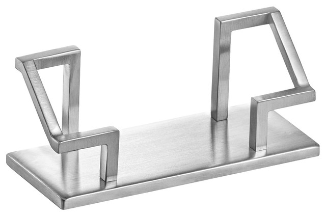 Stainless Steel Business Card Holder Satin Finish Modern Desk Stainless Steel Business Card Holder Satin Finish Modern Desk Accessories By Artsondesk Inc