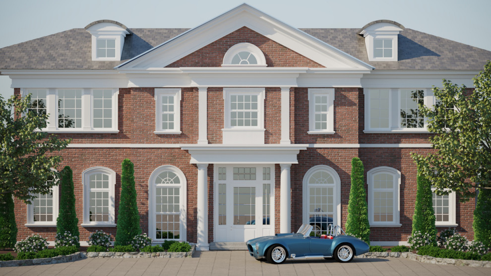 Дизайн-проекты и визуализации коттеджей и фасадов