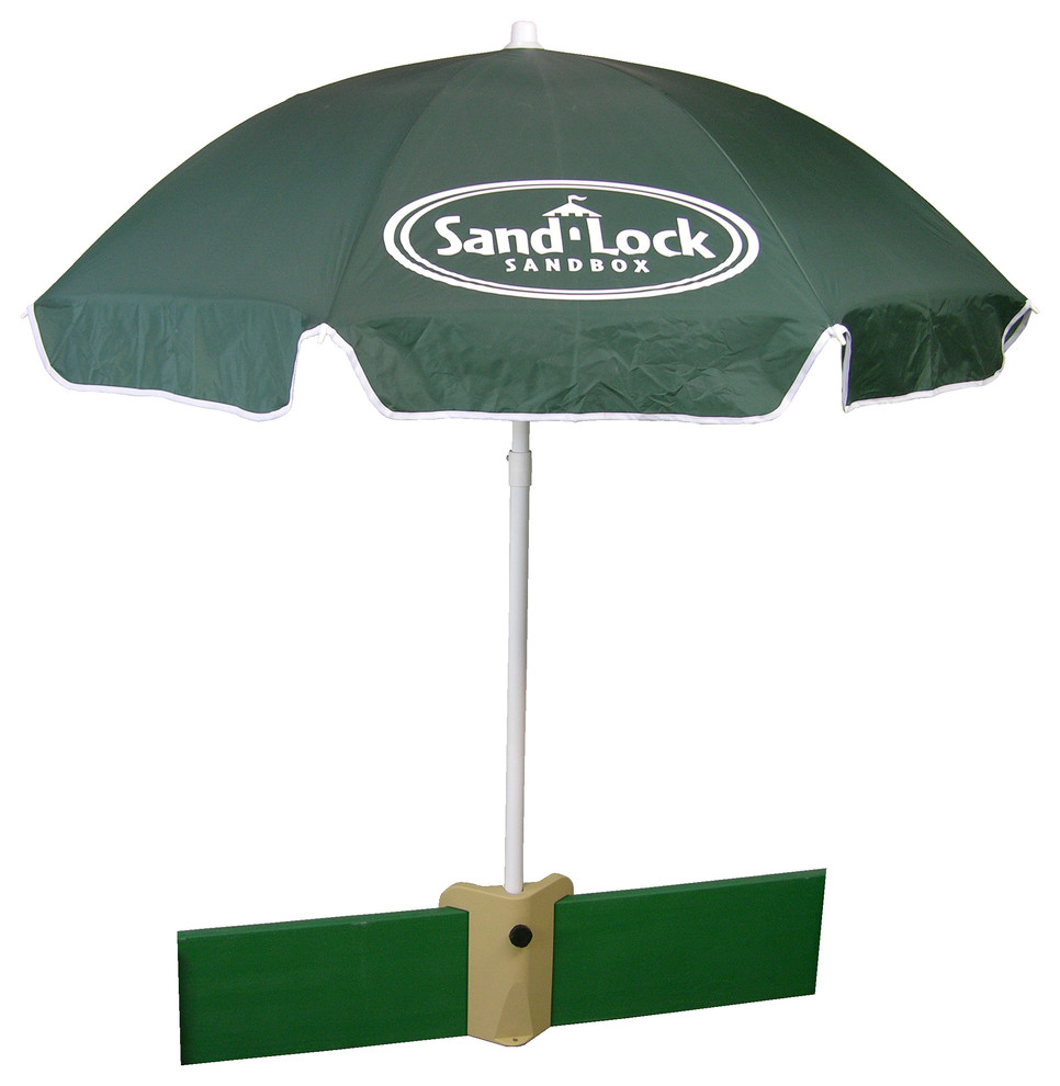 SandLock Sandbox Adjustable Shade Umbrella Kit - Contemporary - Outdoor