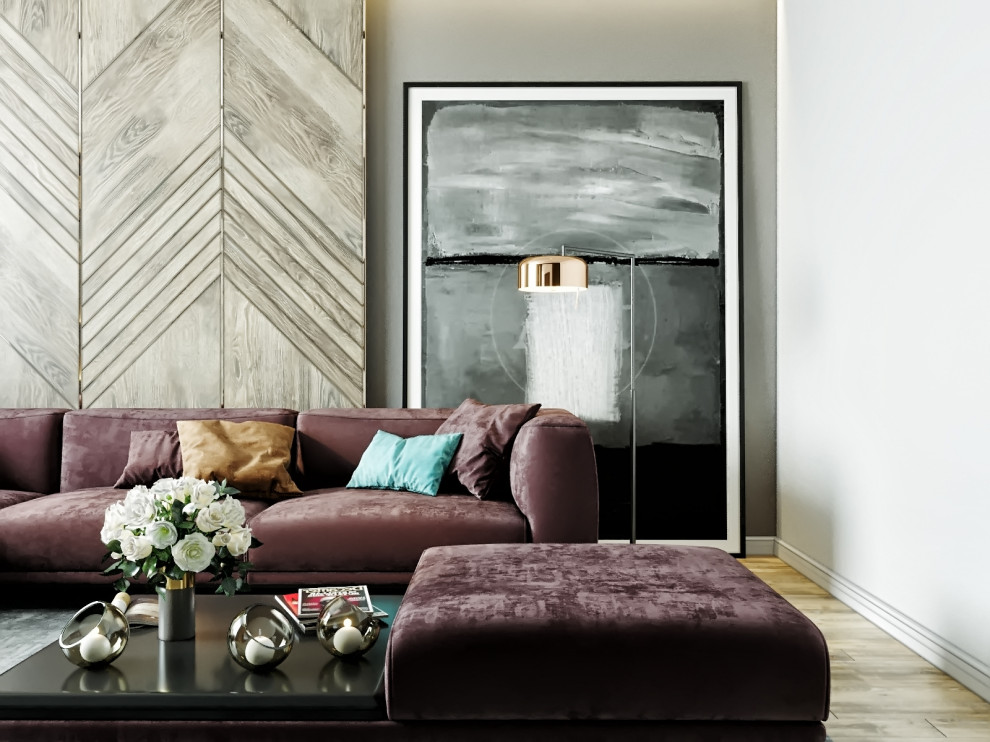 В современном  стиле