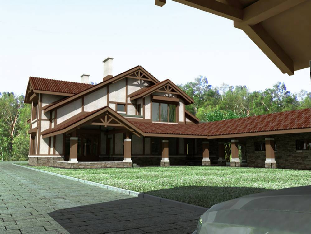 Коттедж в поселке Морозовка.