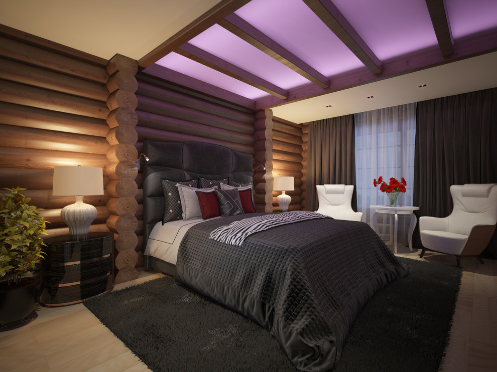 Интерьеры деревянного дома под Минском