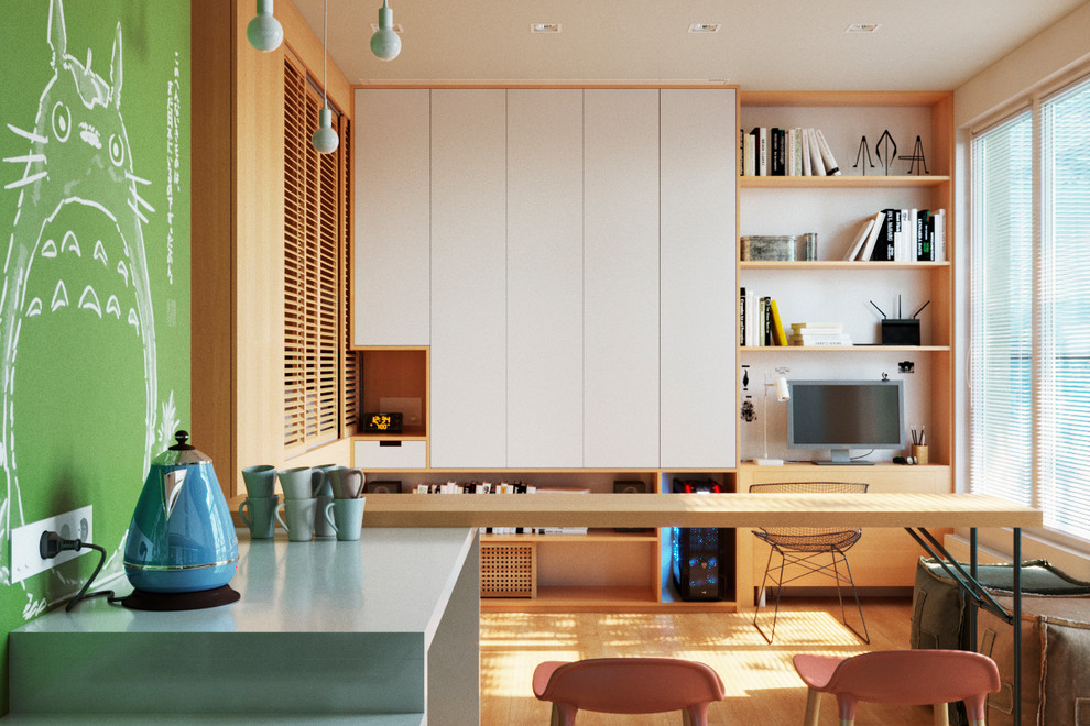 Проект интерьера квартиры - студии «Оригами», Санкт - Петербург /43м2