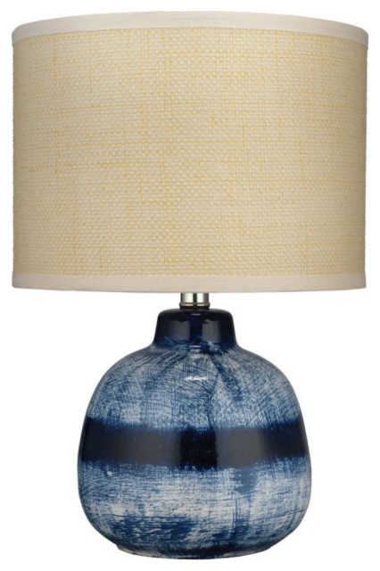 Bibiane Blue Small Table Lamp