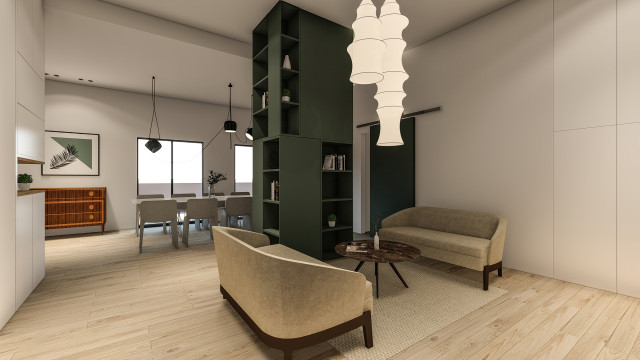 Casa B moderne-dagligstue