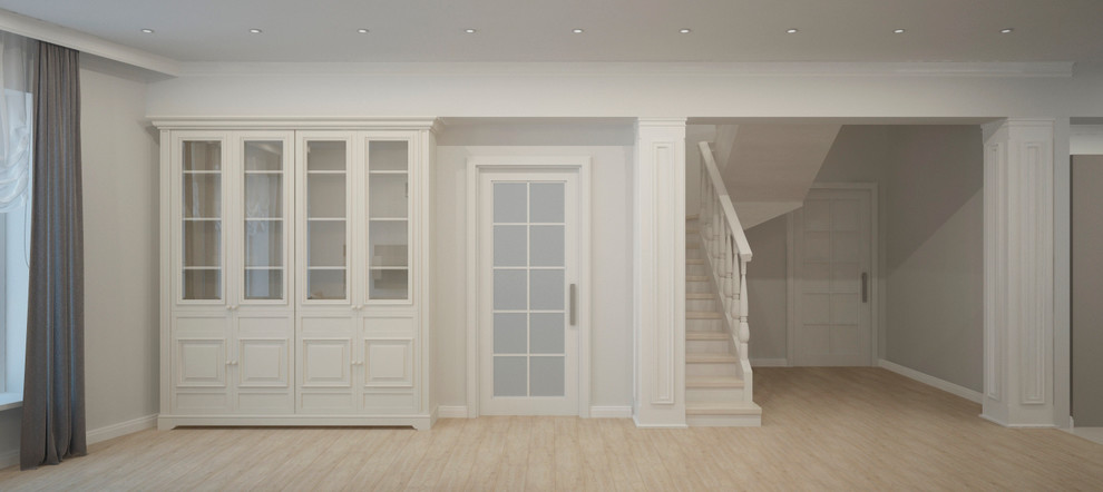 Современная классика - первый этаж коттеджа