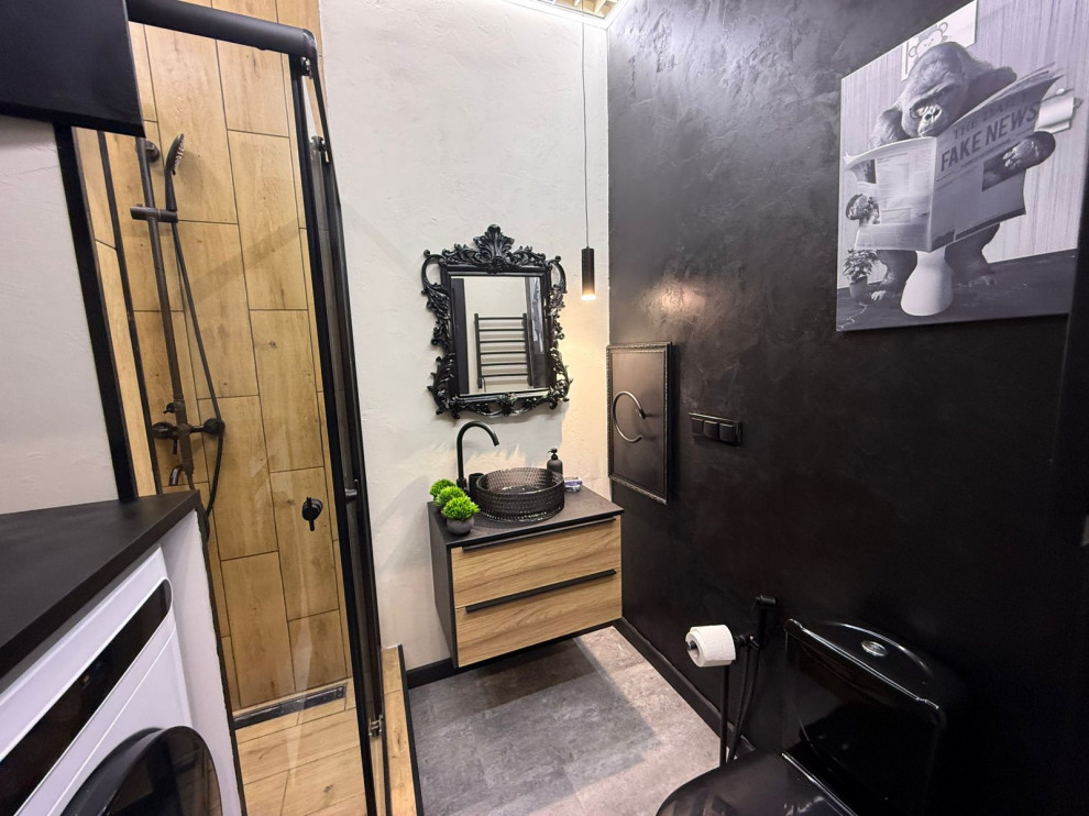 A modern industrial-style studio