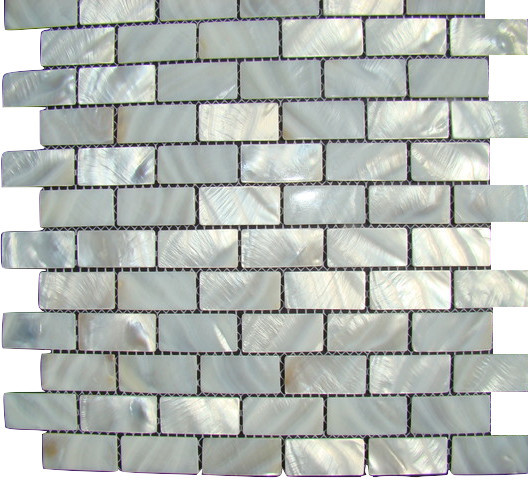 Mosaicandtilesource 12 X12 Oyster Mother Of Pearl Mosaic 12 X12 Oyster Mother Of Pearl Mosaic Backsplash Shell Tile Transitional