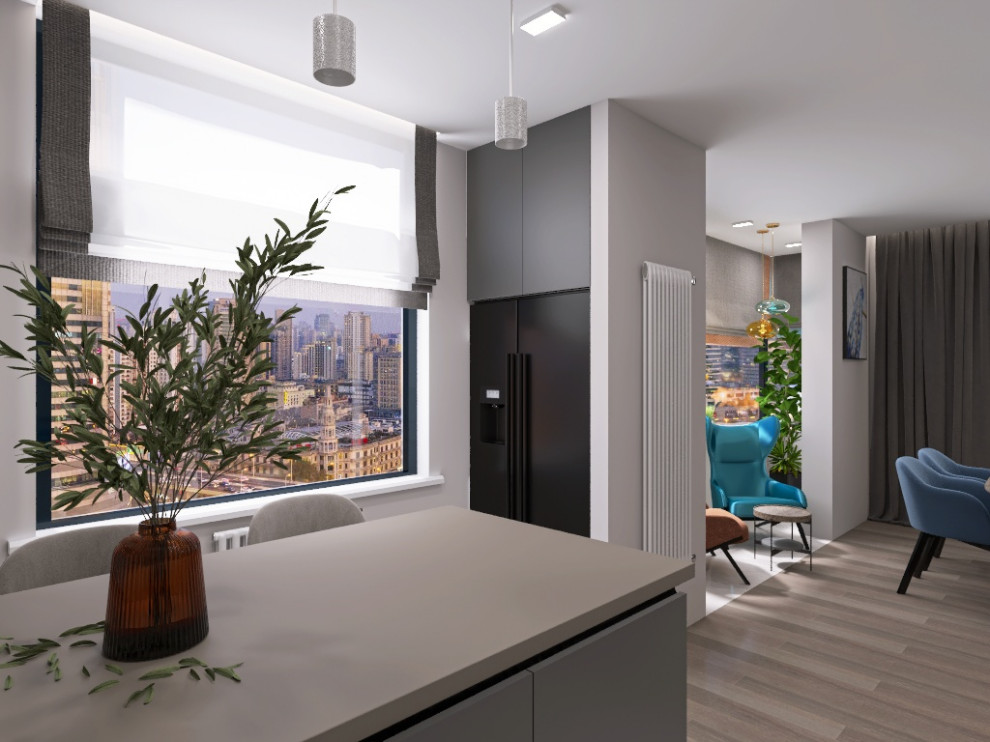 Дизайн-проект четырехкомнатной квартиры 110 кв.м.