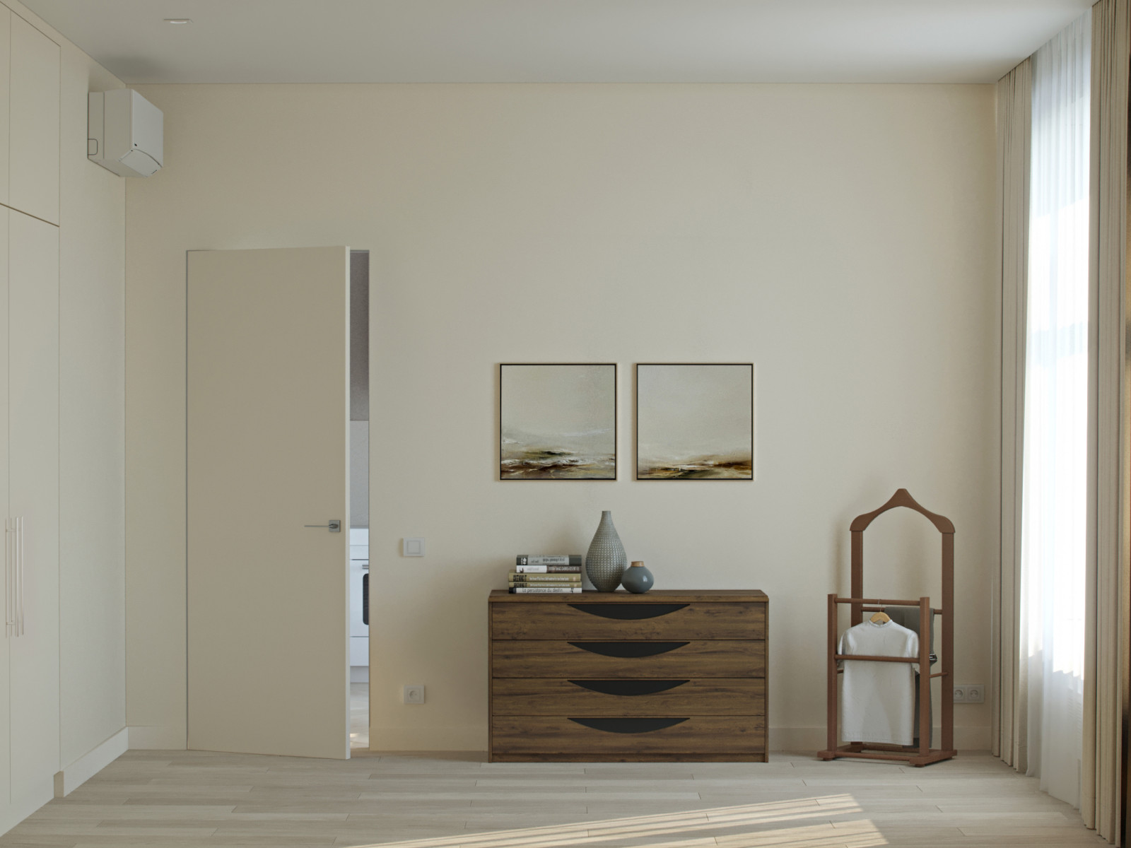 Проект трехкомнатной квартиры для дамы с собачкой.