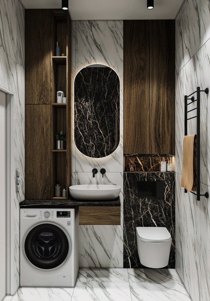 Стильный Дизайн Однокомнатной Квартиры в жк Западный порт в Москве