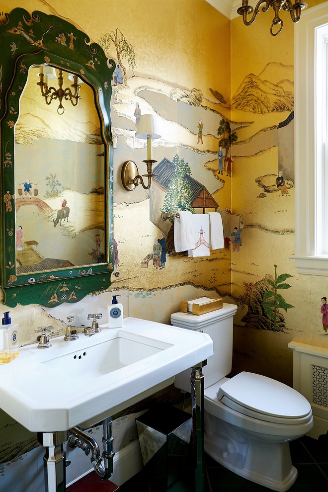 Powder room - eclectic powder room idea
