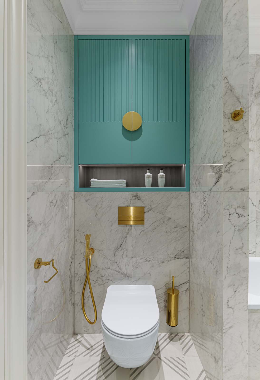 Дизайн-проект квартиры 139 м2 в ЖК "Spires"