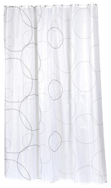 Ava 84 Extra Long Shower Curtain Contemporary Shower Curtains