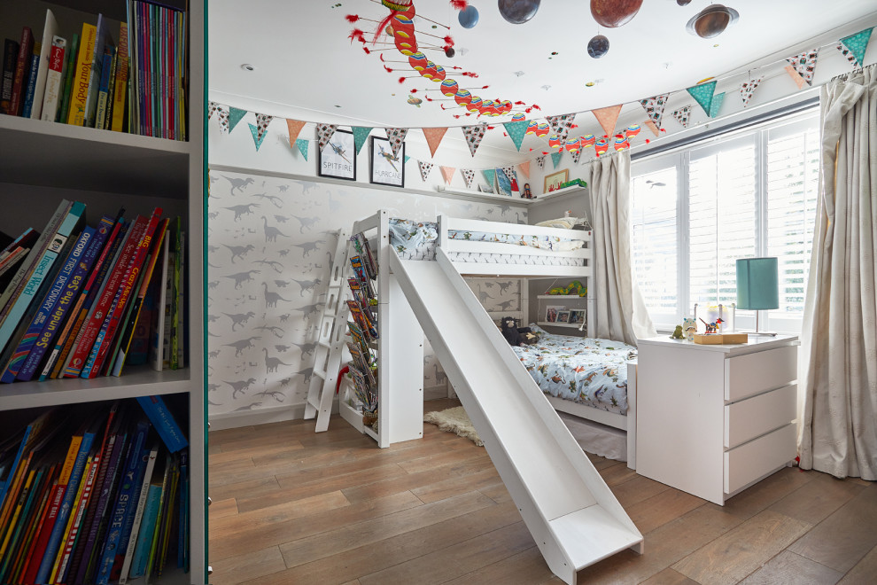 This is an example of a contemporary kids' room in Other.