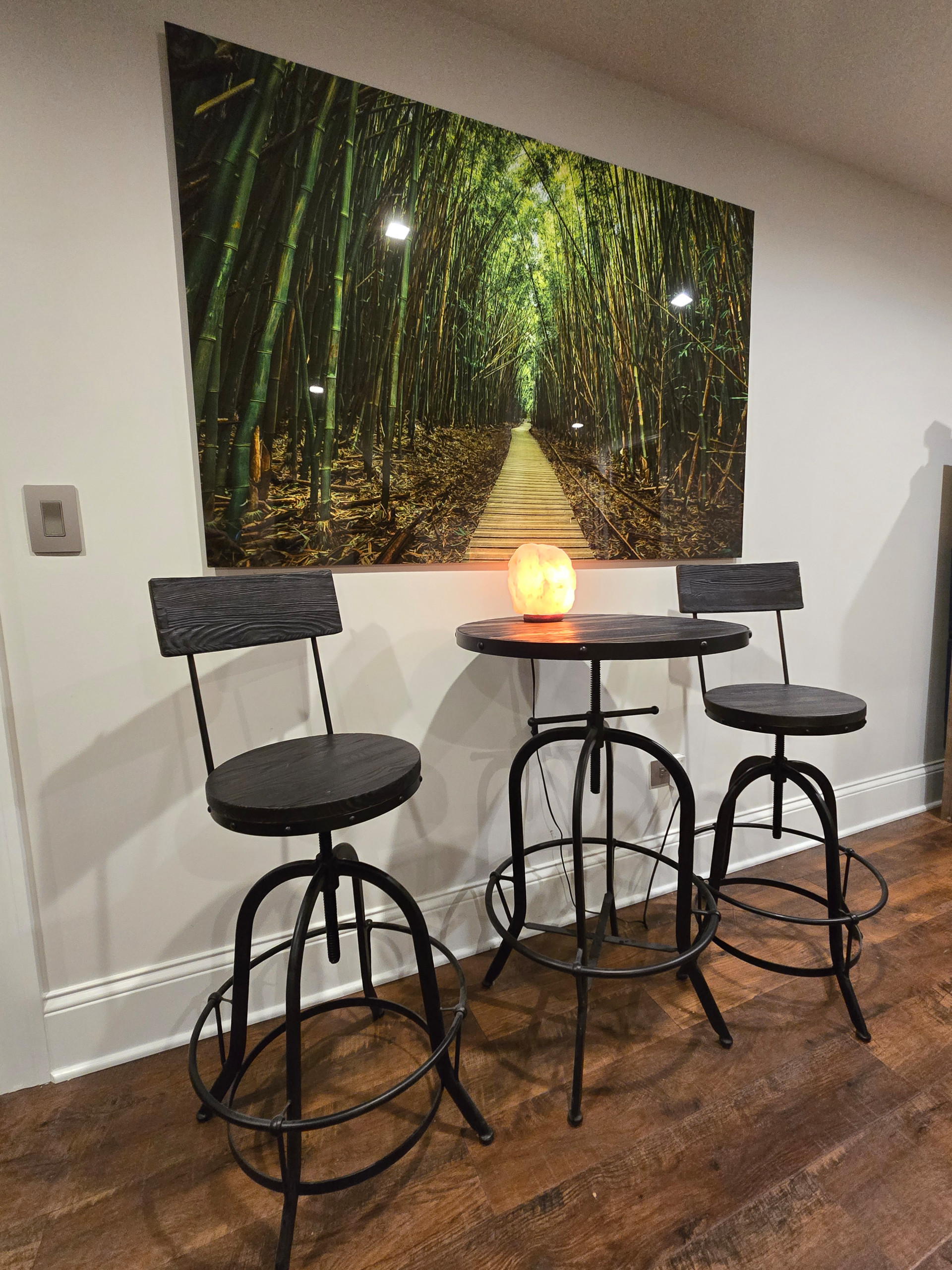 Full Basement renovation with exercise room, wine cellar, TV room and Sauna