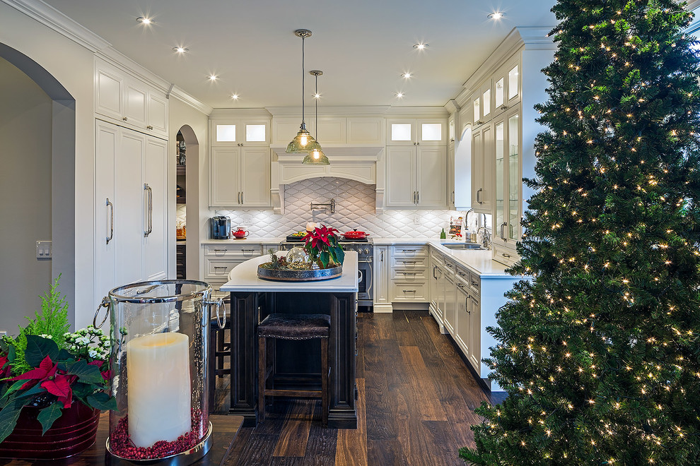 Kitchen - transitional kitchen idea in Toronto