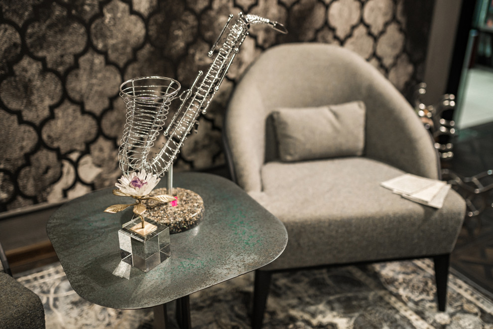 На презентации в студии "HOME"