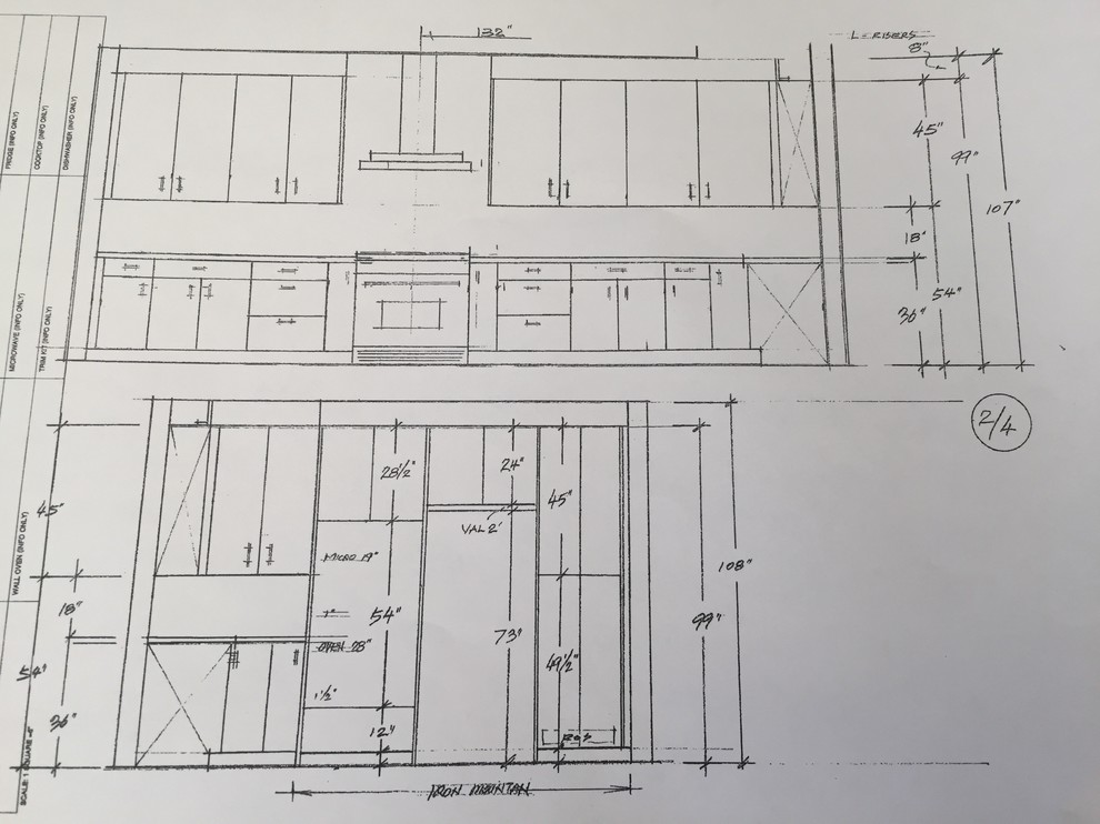 preliminary new build millwork plan
