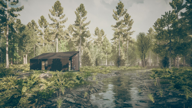Woodland Cabin modern-house-exterior