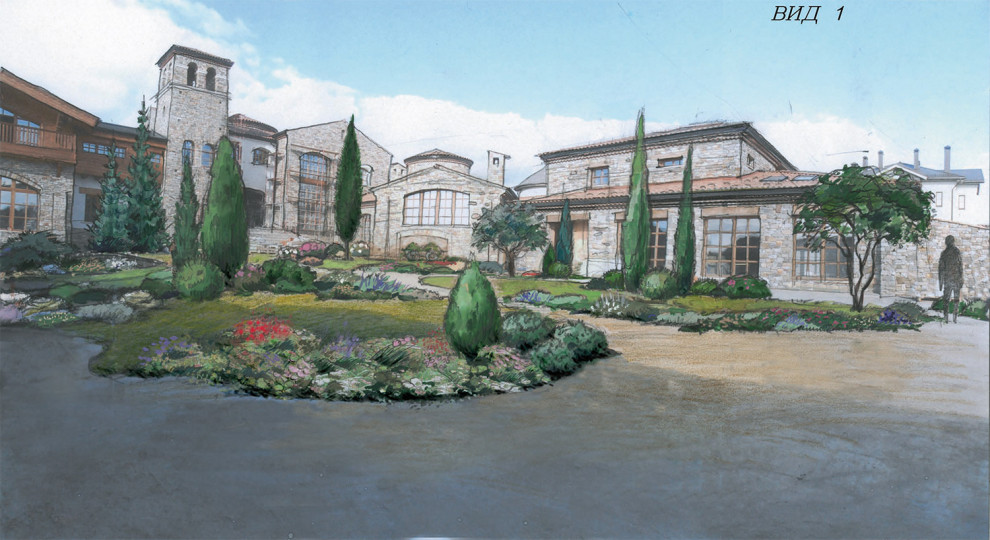 Итальянский сад в КП Европа 2013 г