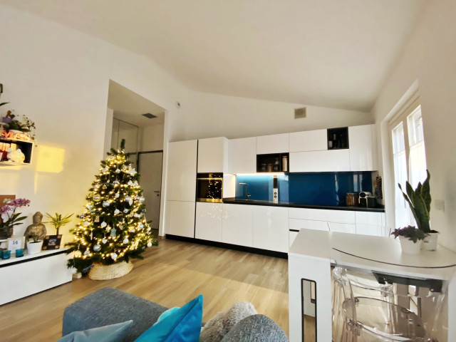 SALA E CUCINA modern-vardagsrum