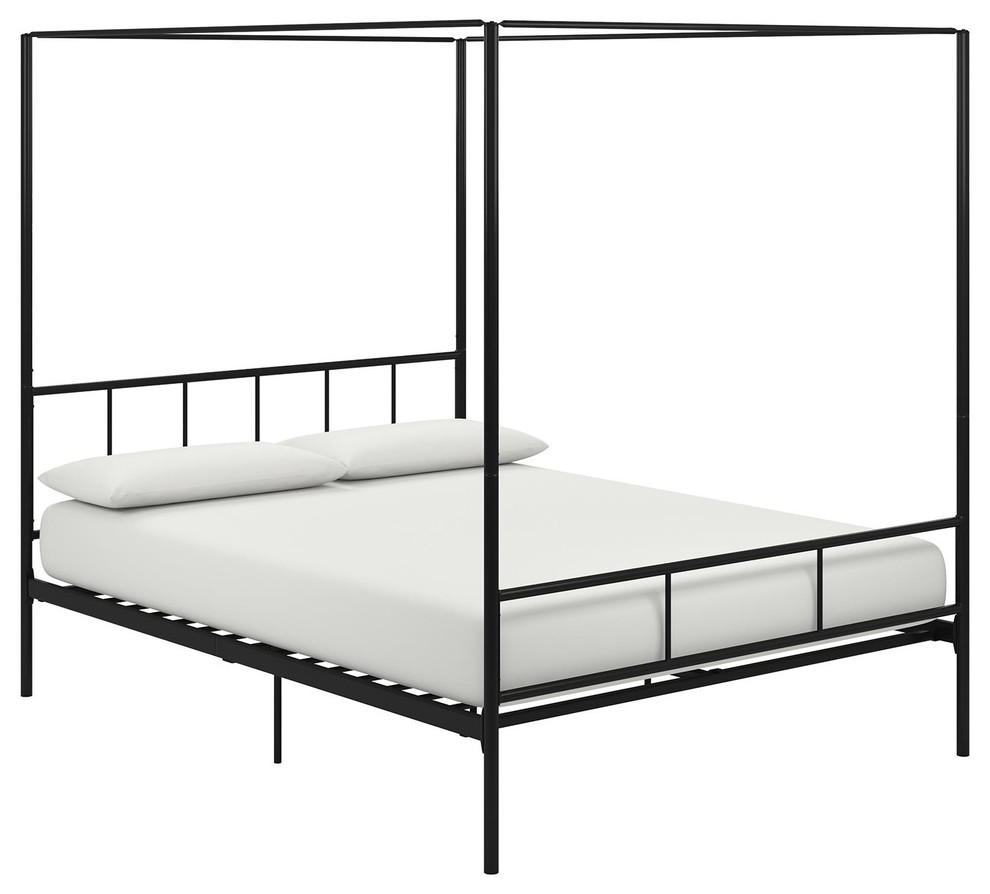 Novogratz Marion Canopy Bed, Full Transitional Canopy Beds by Dorel Home Furnishings, Inc