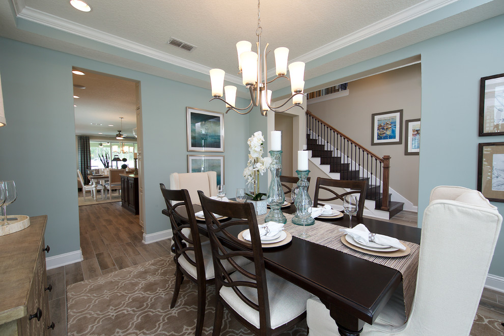 Inspiration for a beach style dining room in Jacksonville.