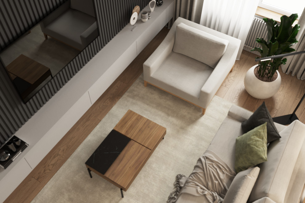 Проект интерьера квартиры "CREAM"